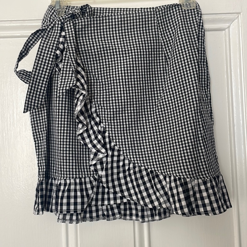 Morning Mist Mini Ruffle Skirt